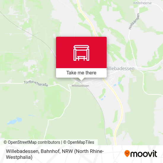 Willebadessen, Bahnhof map