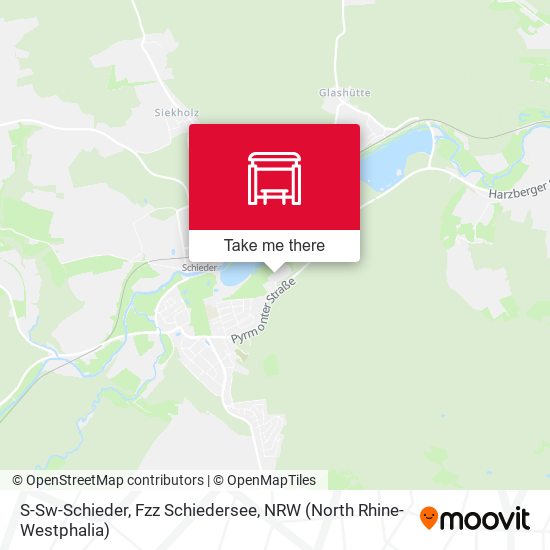 S-Sw-Schieder, Fzz Schiedersee map