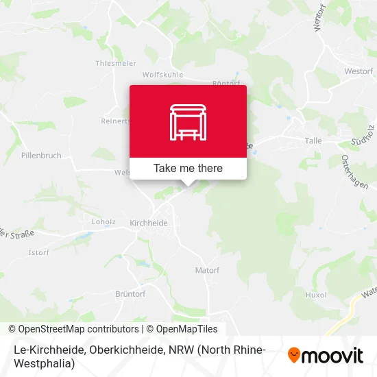 Le-Kirchheide, Oberkichheide map