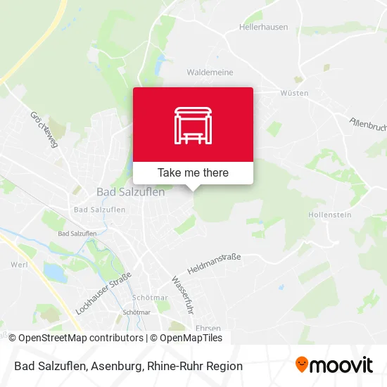 Карта Bad Salzuflen, Asenburg