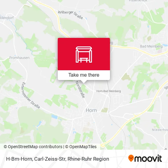 H-Bm-Horn, Carl-Zeiss-Str map