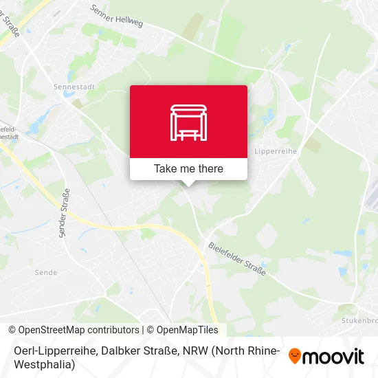 Карта Oerl-Lipperreihe, Dalbker Straße