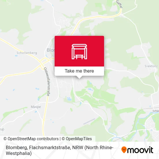 Blomberg, Flachsmarktstraße map