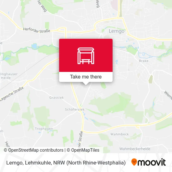 Lemgo, Lehmkuhle map