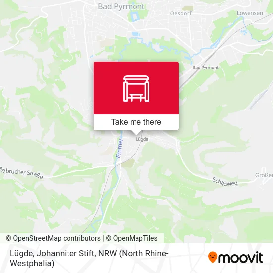 Lügde, Johanniter Stift map