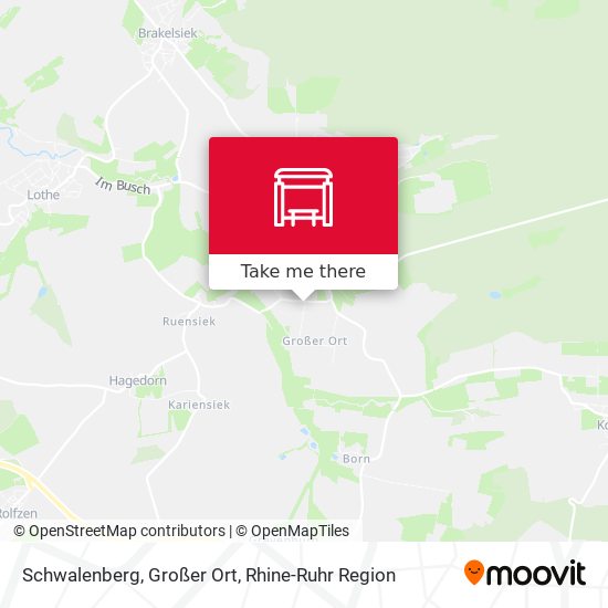 Карта Schwalenberg, Großer Ort