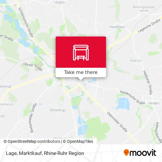 Карта Lage, Marktkauf