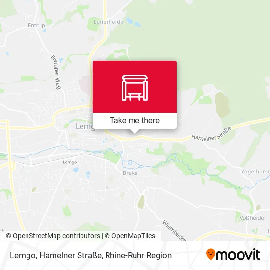 Карта Lemgo, Hamelner Straße