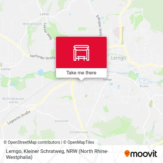 Lemgo, Kleiner Schratweg map