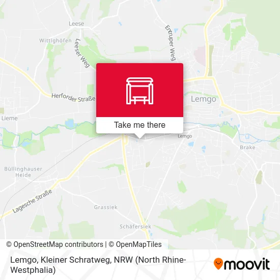 Lemgo, Kleiner Schratweg map