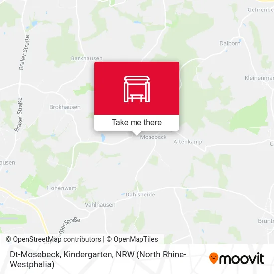 Dt-Mosebeck, Kindergarten map