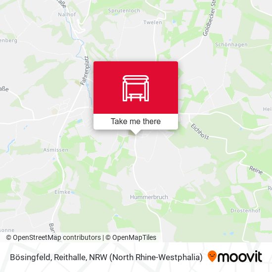 Bösingfeld, Reithalle map