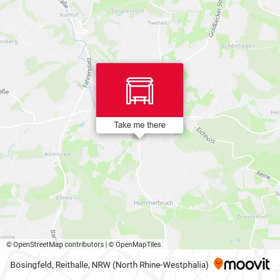 Карта Bösingfeld, Reithalle