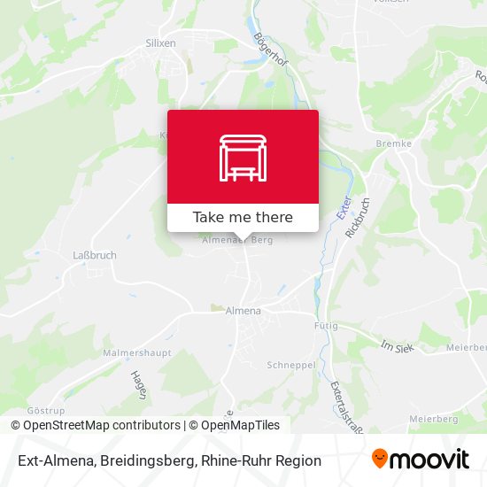 Ext-Almena, Breidingsberg map