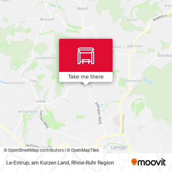 Le-Entrup, am Kurzen Land map