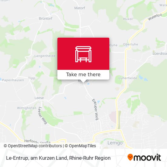 Карта Le-Entrup, am Kurzen Land