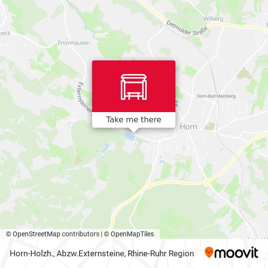 Horn-Holzh., Abzw.Externsteine map
