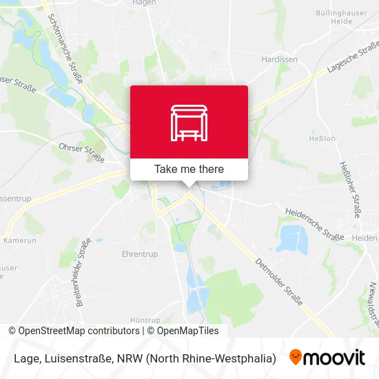 Lage, Luisenstraße map