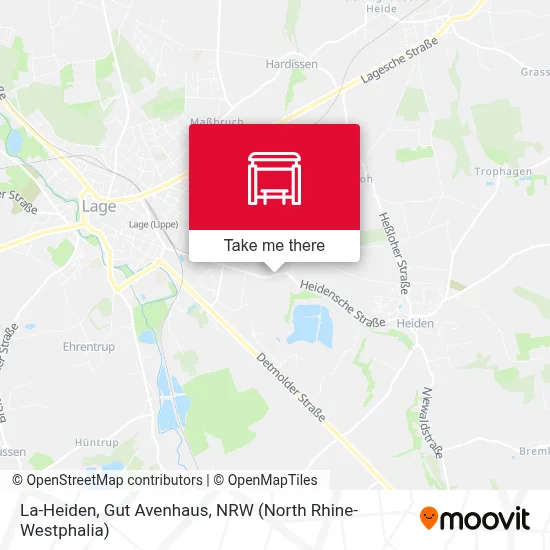La-Heiden, Gut Avenhaus map