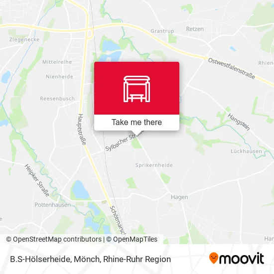 Карта B.S-Hölserheide, Mönch