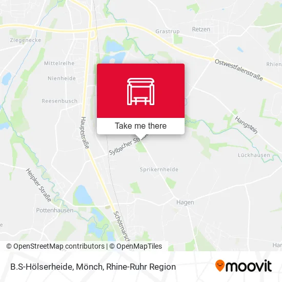 Карта B.S-Hölserheide, Mönch