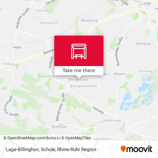 Lage-Billinghsn, Schule map