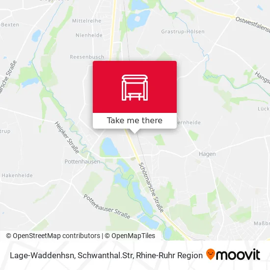 Карта Lage-Waddenhsn, Schwanthal.Str