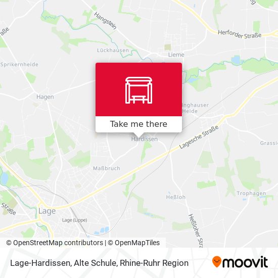 Lage-Hardissen, Alte Schule map