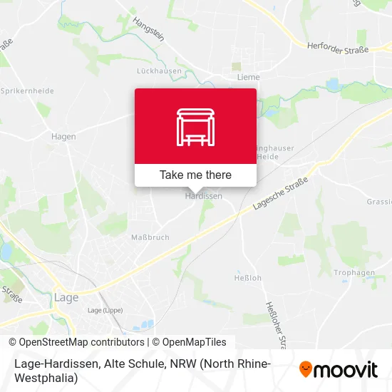 Lage-Hardissen, Alte Schule map