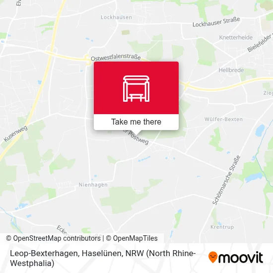 Leop-Bexterhagen, Haselünen map