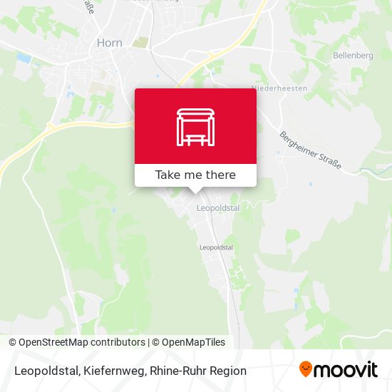 Leopoldstal, Kiefernweg map