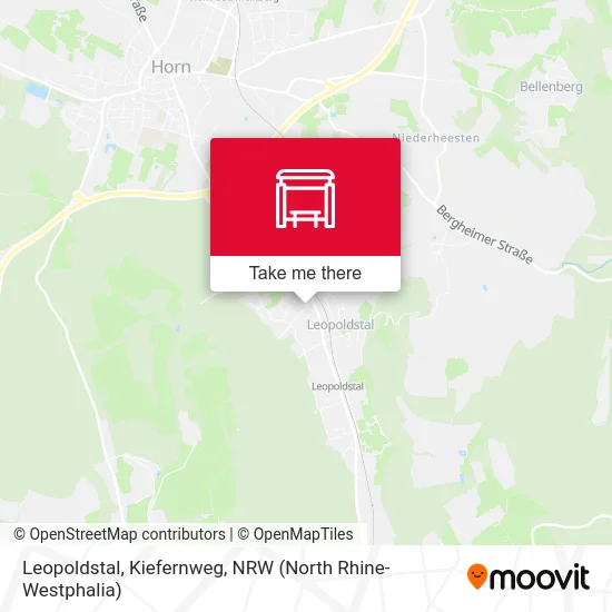 Leopoldstal, Kiefernweg map