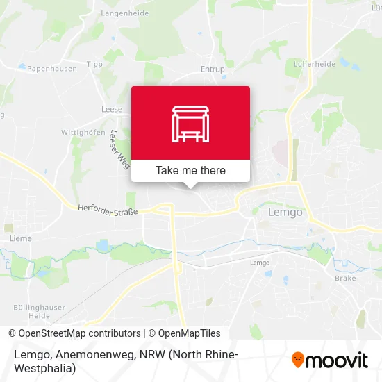Lemgo, Anemonenweg map