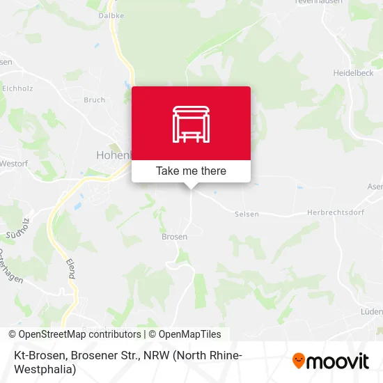 Kt-Brosen, Brosener Str. map