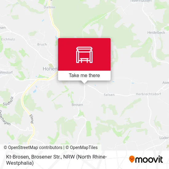 Kt-Brosen, Brosener Str. map