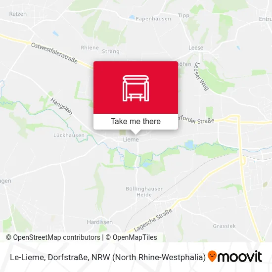 Le-Lieme, Dorfstraße map