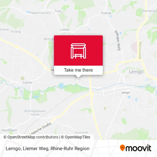 Карта Lemgo, Liemer Weg