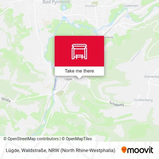 Lügde, Waldstraße map