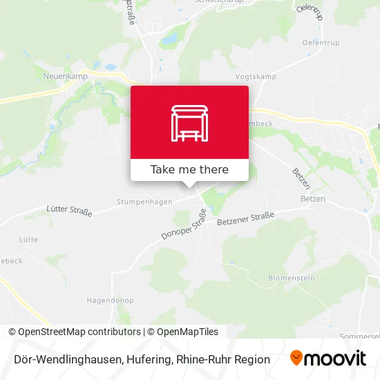 Карта Dör-Wendlinghausen, Hufering