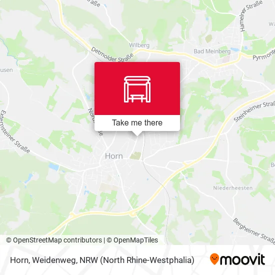 Карта Horn, Weidenweg