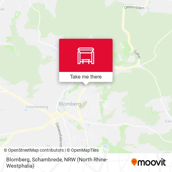Карта Blomberg, Schambrede