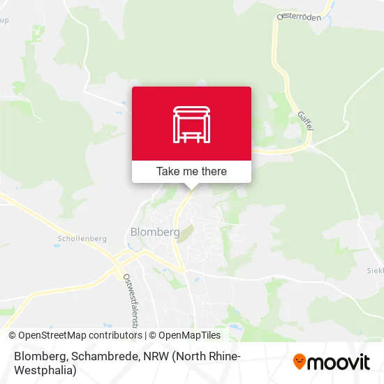 Карта Blomberg, Schambrede