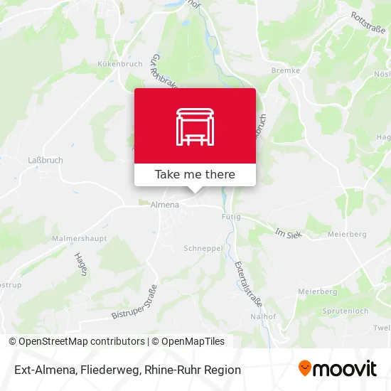 Карта Ext-Almena, Fliederweg