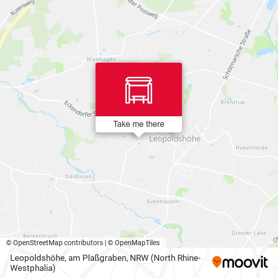 Карта Leopoldshöhe, am Plaßgraben