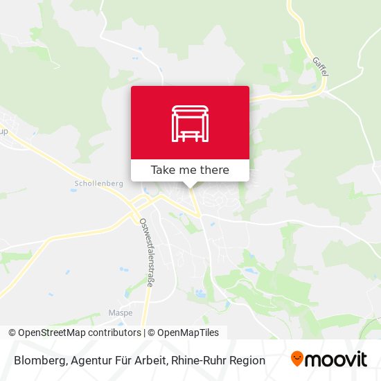 Blomberg, Agentur Für Arbeit map