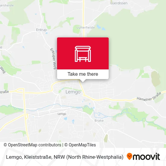 Lemgo, Kleiststraße map