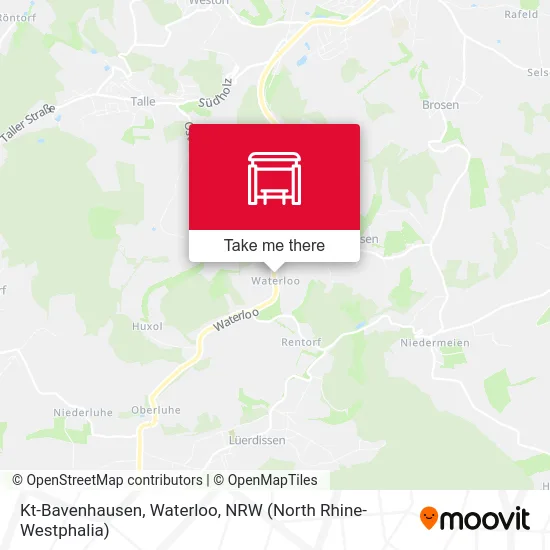 Kt-Bavenhausen, Waterloo map