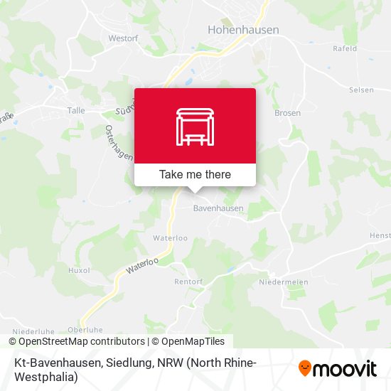 Kt-Bavenhausen, Siedlung map