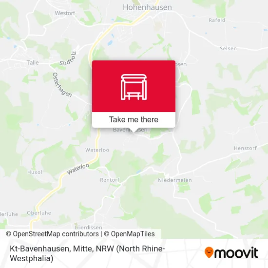 Kt-Bavenhausen, Mitte map