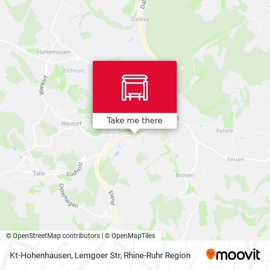 Kt-Hohenhausen, Lemgoer Str map